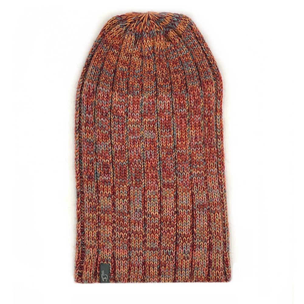 Alpaca Beanie Hat - Accordion - Tumeric