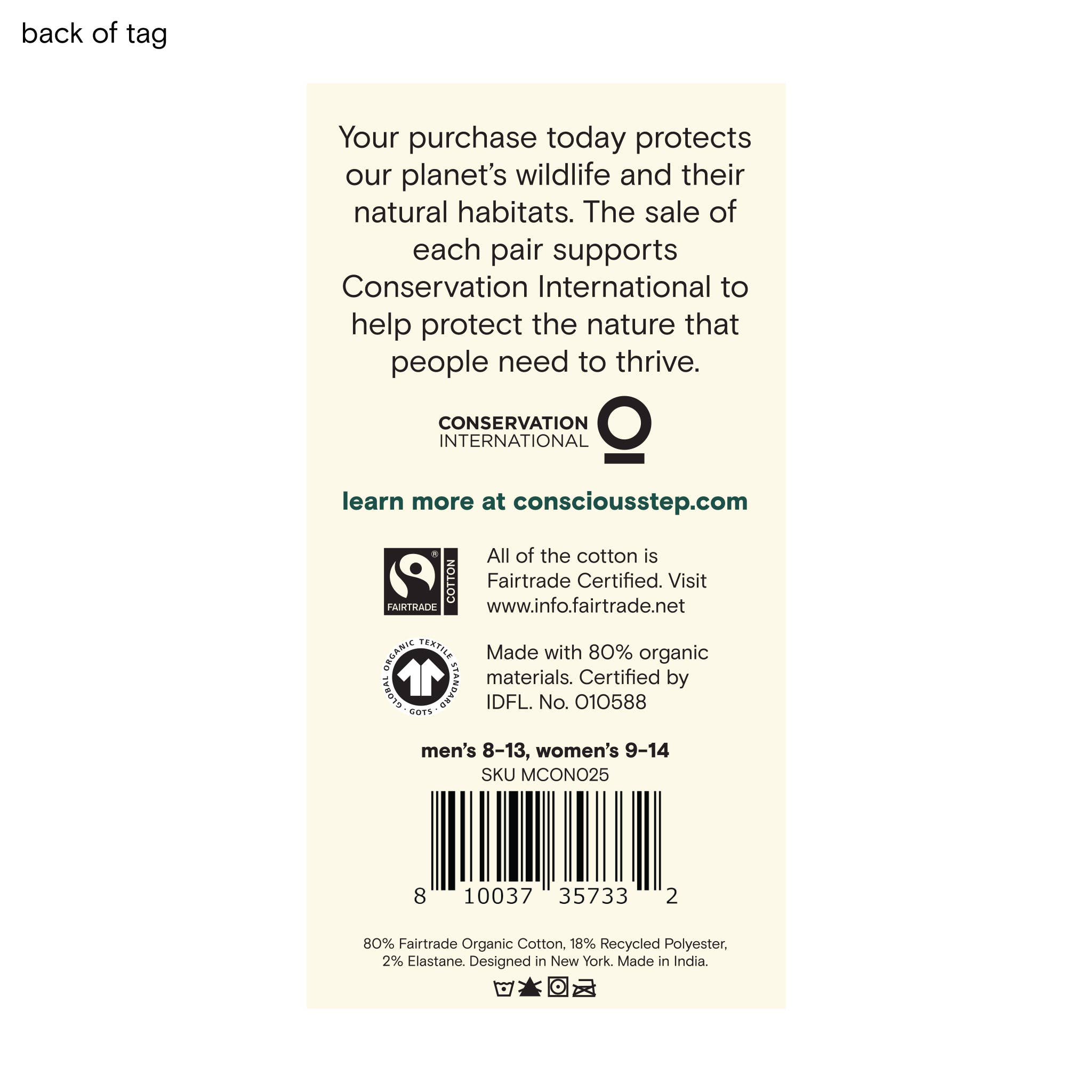 Socks that Protect Pandas