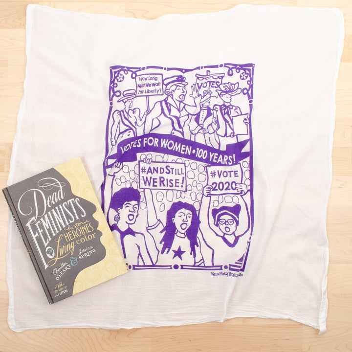 Flour Sack Dish Towel - Suffragettes