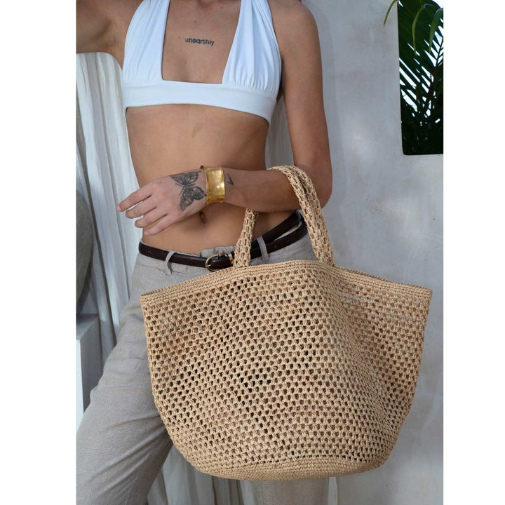 Cambia  Raffia Tote Bag