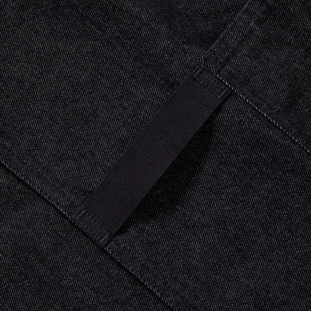 The Essential Apron - Abalone Black Denim