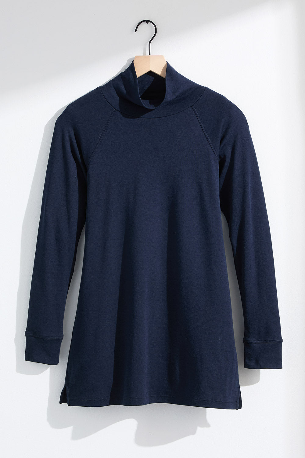 Women's Luxe 100% Organic Cotton High-Neck Tunic