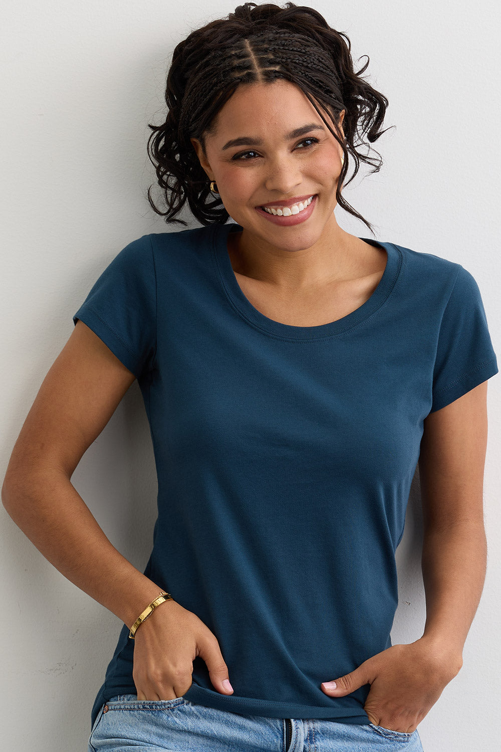 Women's Organic Cotton Scoop Neck Tee