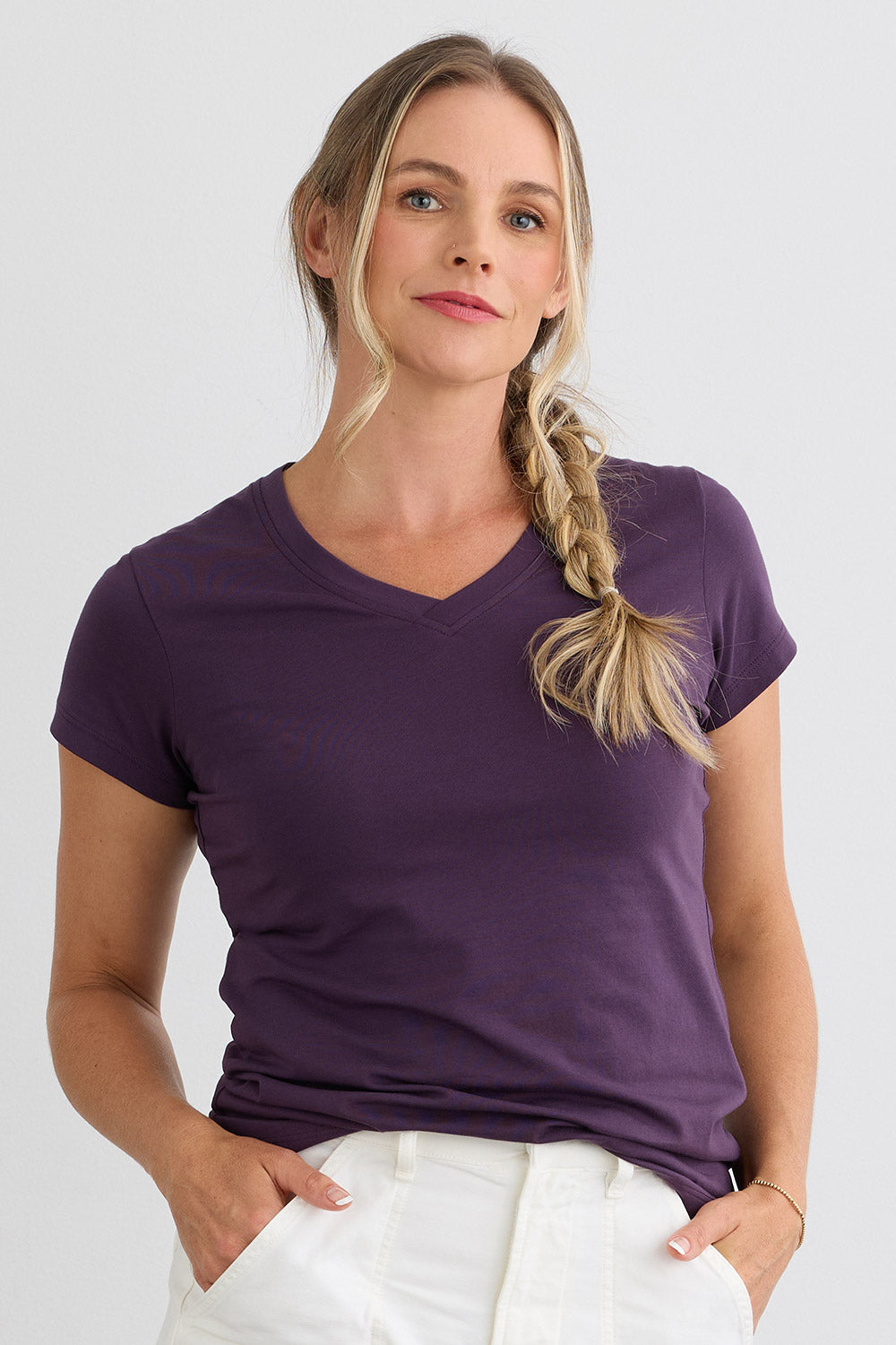 Women's Organic Cotton V-Neck T-shirt