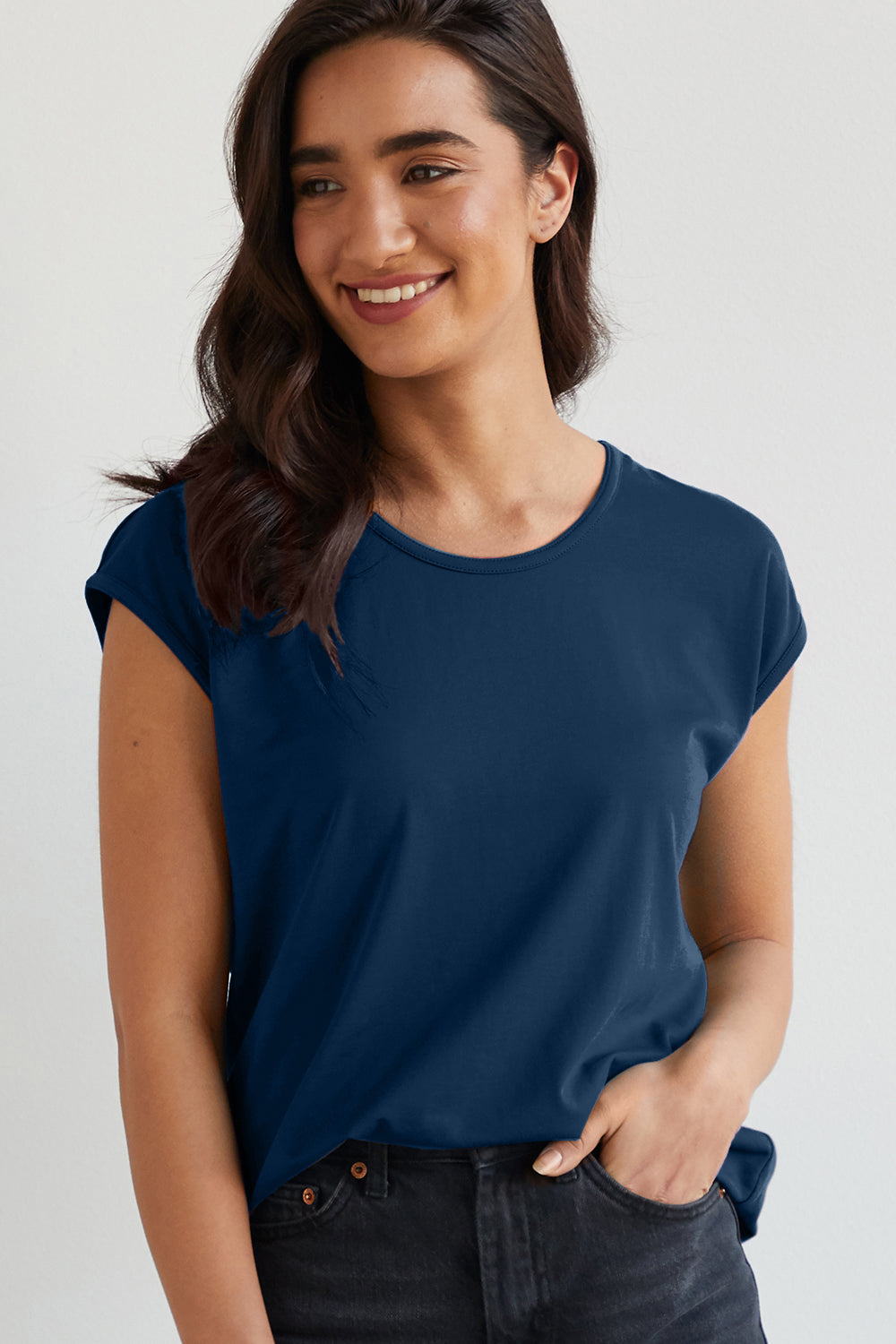 Women's Organic Cap Sleeve Easy Tee