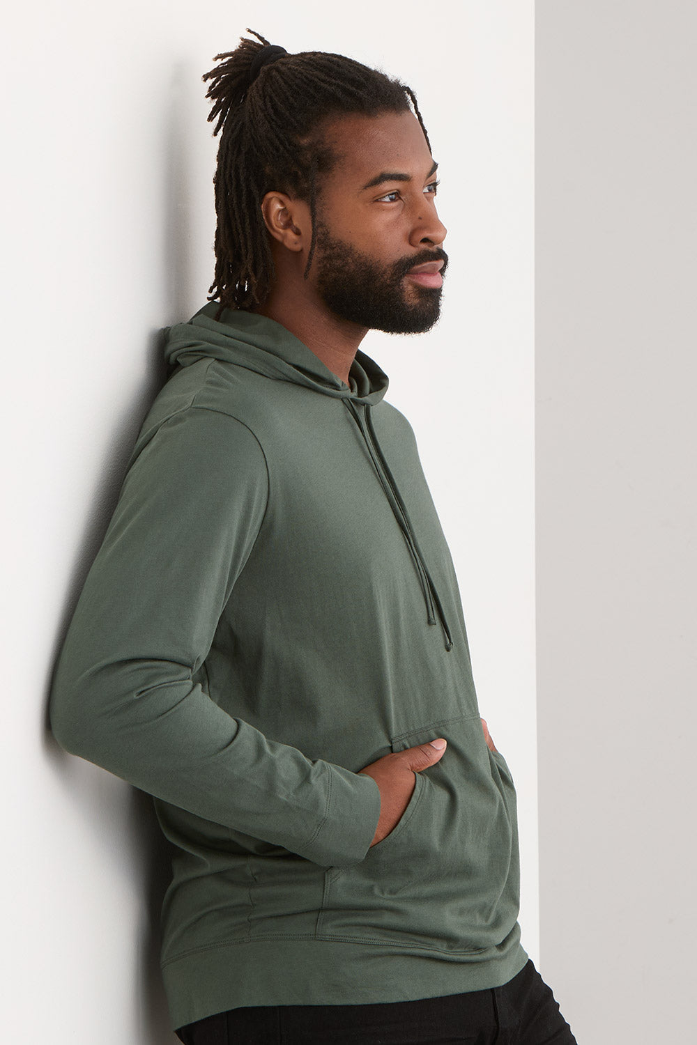 Unisex 100% Organic Cotton Lightweight Pullover Hoodie