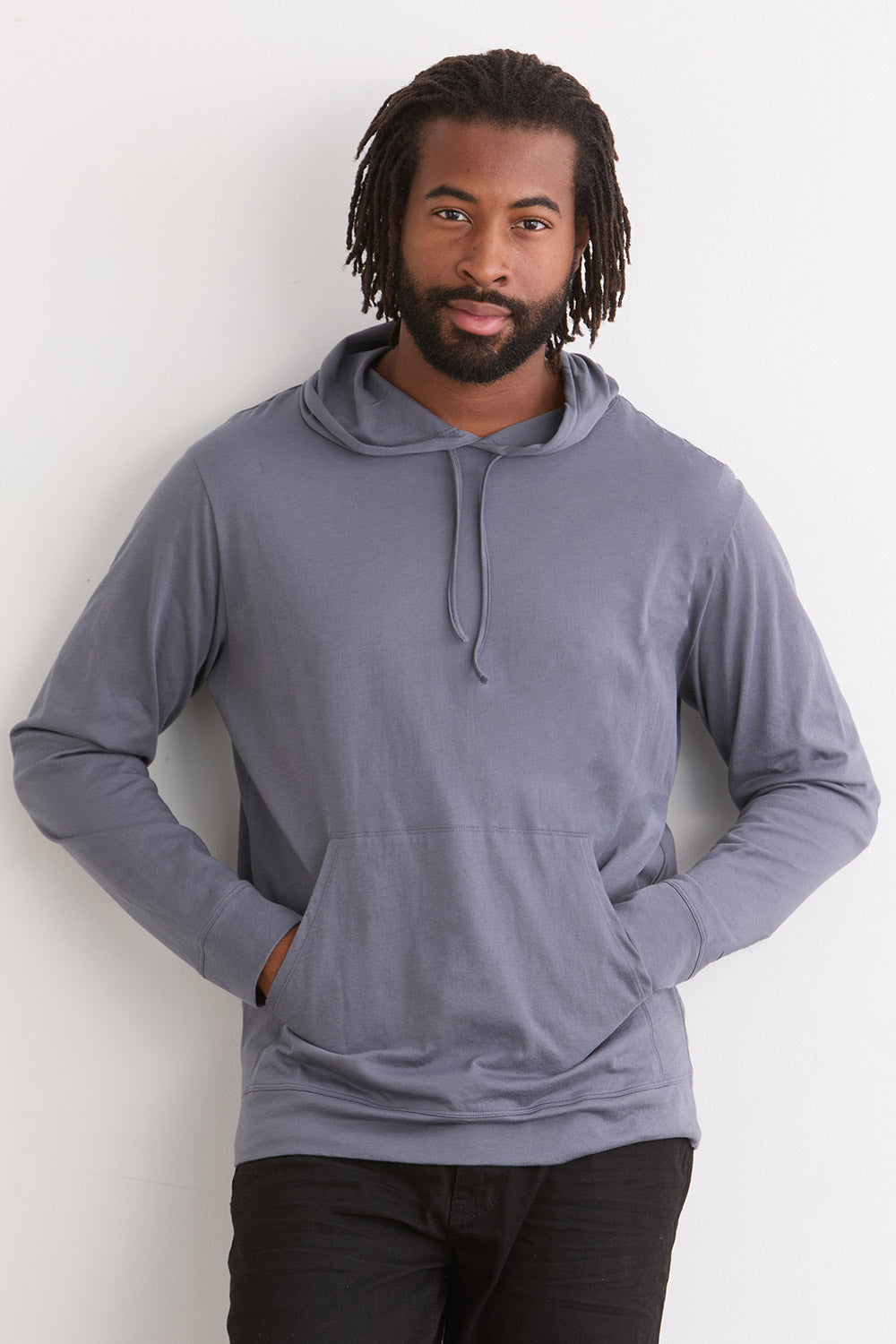 Unisex 100% Organic Cotton Lightweight Pullover Hoodie