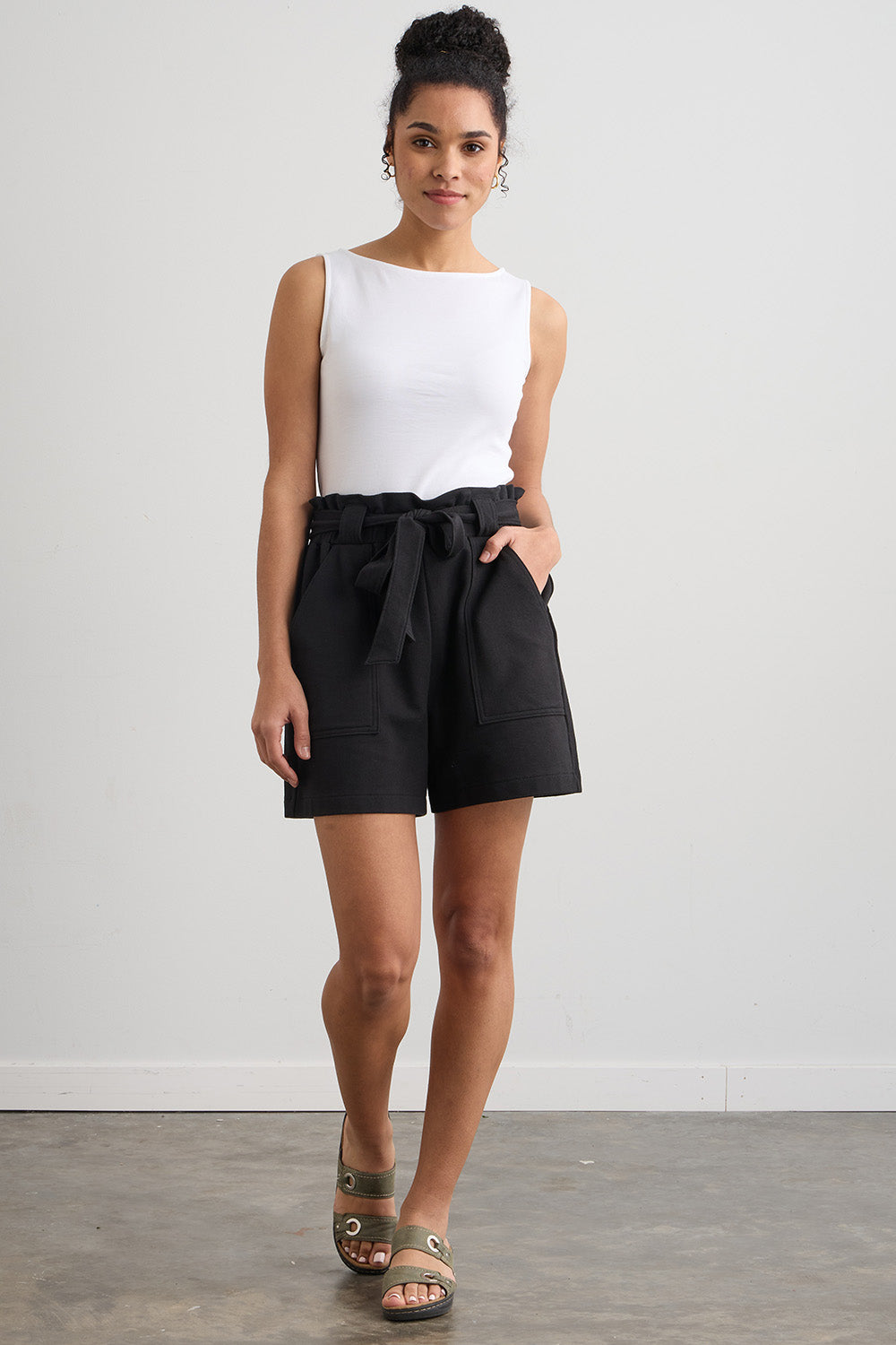 Women's Organic French Terry High Waist Shorts