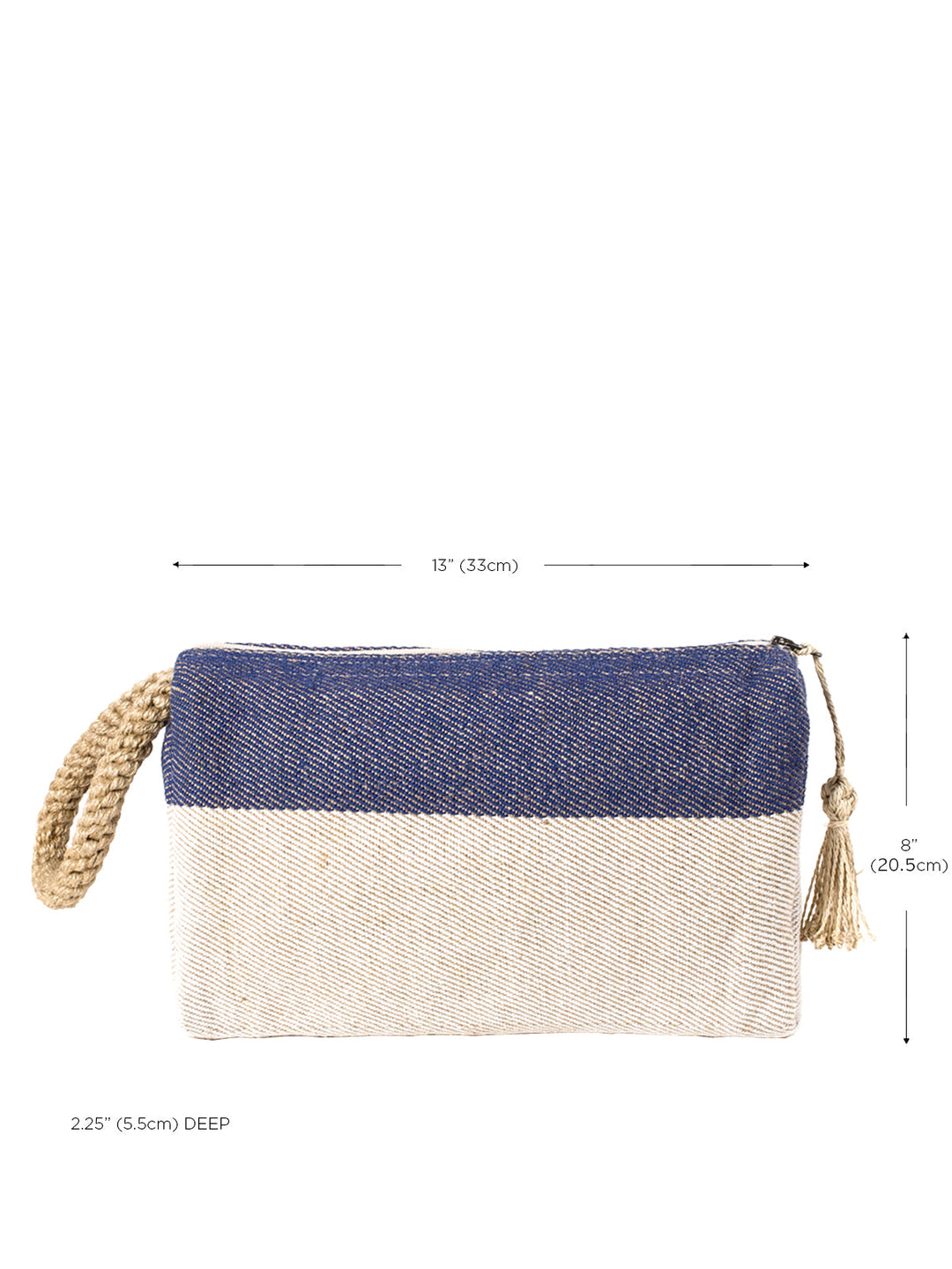 Block A Clutch - Blue