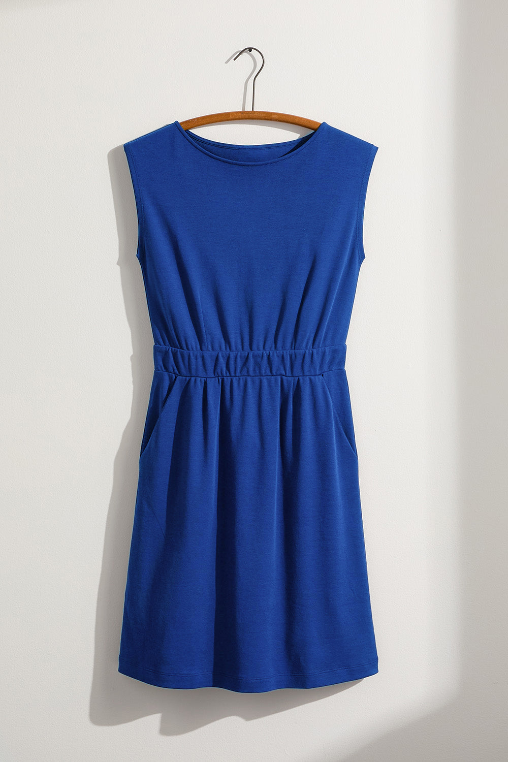 Women's Organic Cotton Cap Sleeve Dress with Pockets