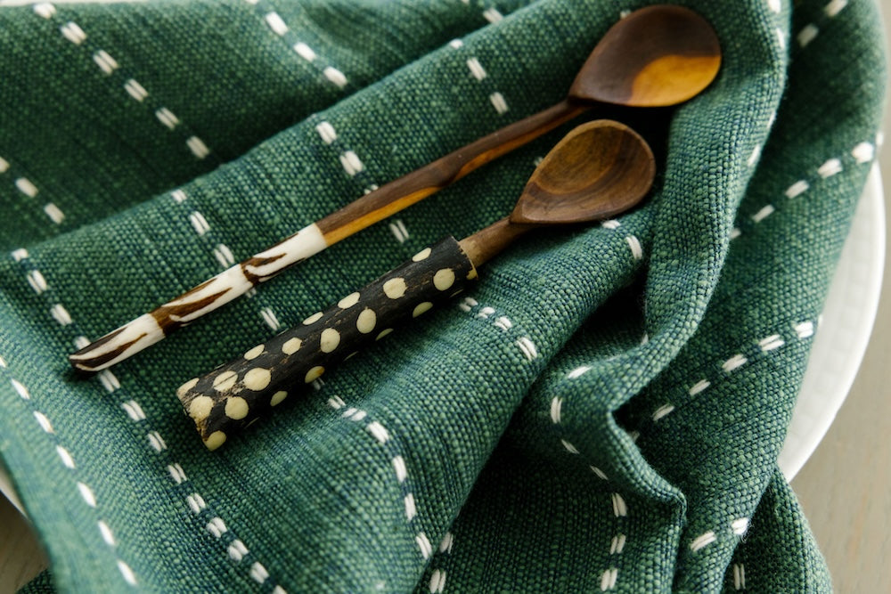 Rift Valley Handwoven Ethiopian Cotton Cocktail Napkin