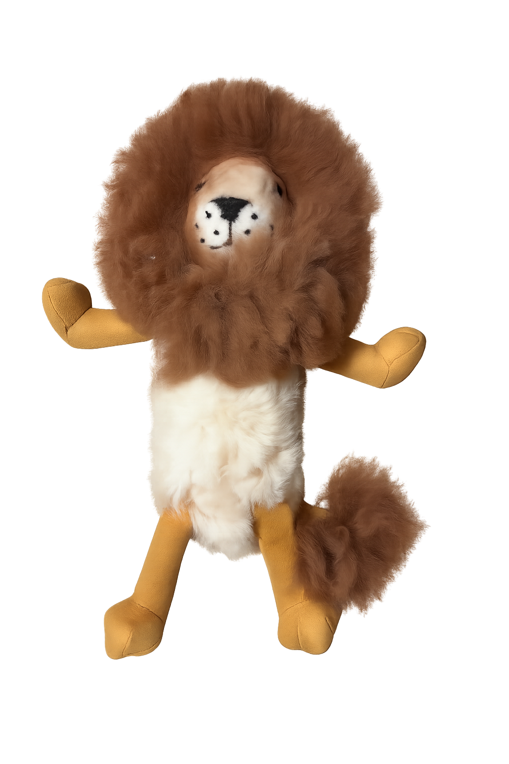 Alpaca Fur Plush - 18" Lion