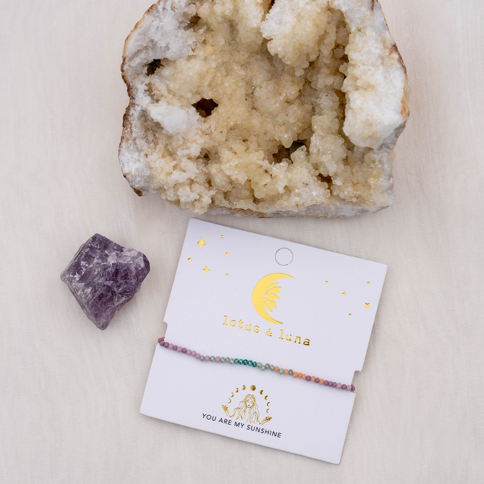 "You are my Sunshine" Goddess Bracelet