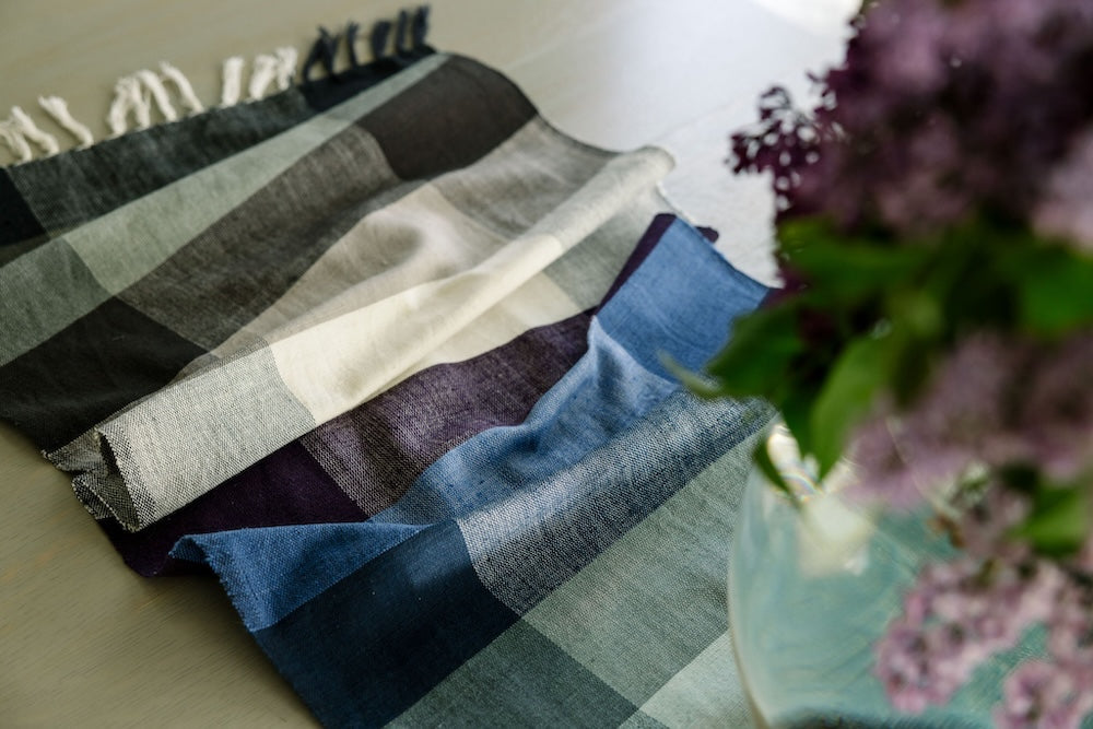 Kalam Handwoven Ethiopian Cotton Table Runner