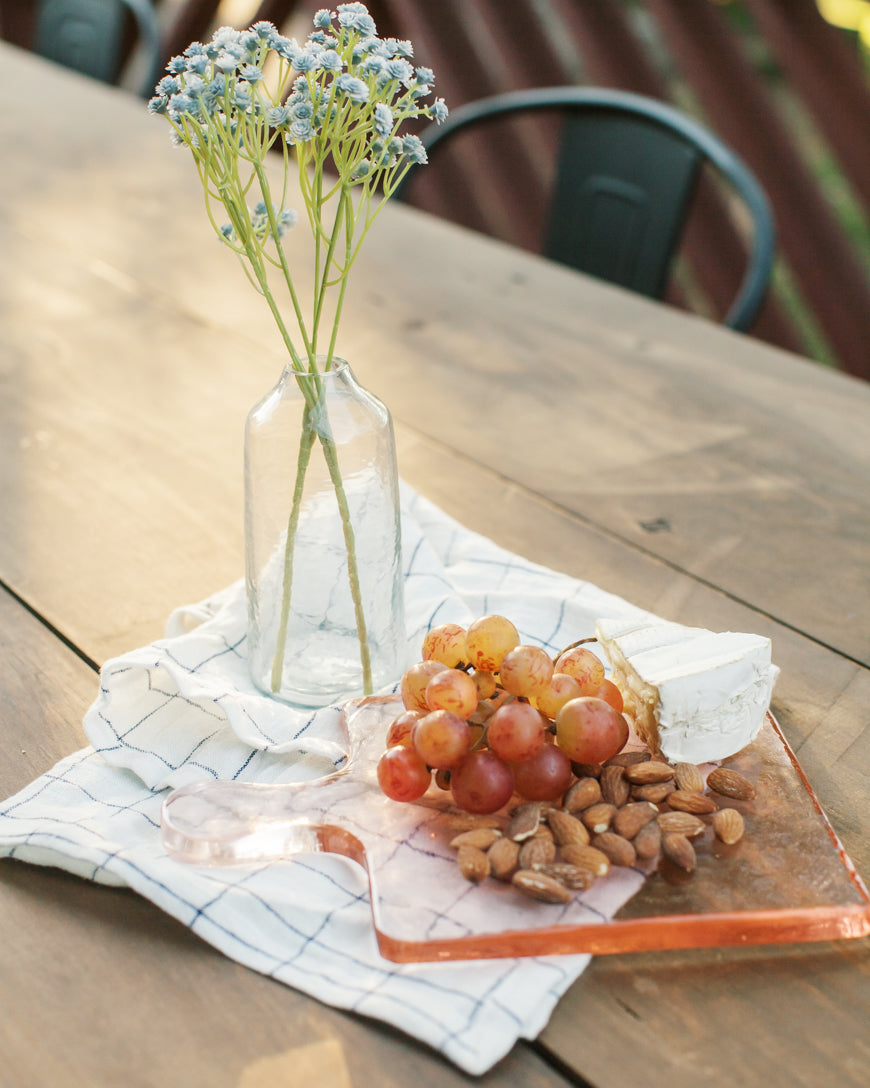 Hammered Glass Serving Boards