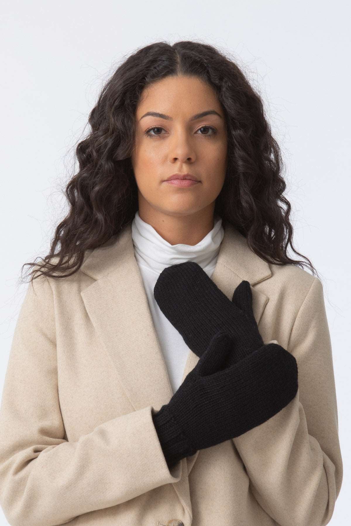 Handknit Merino Mittens