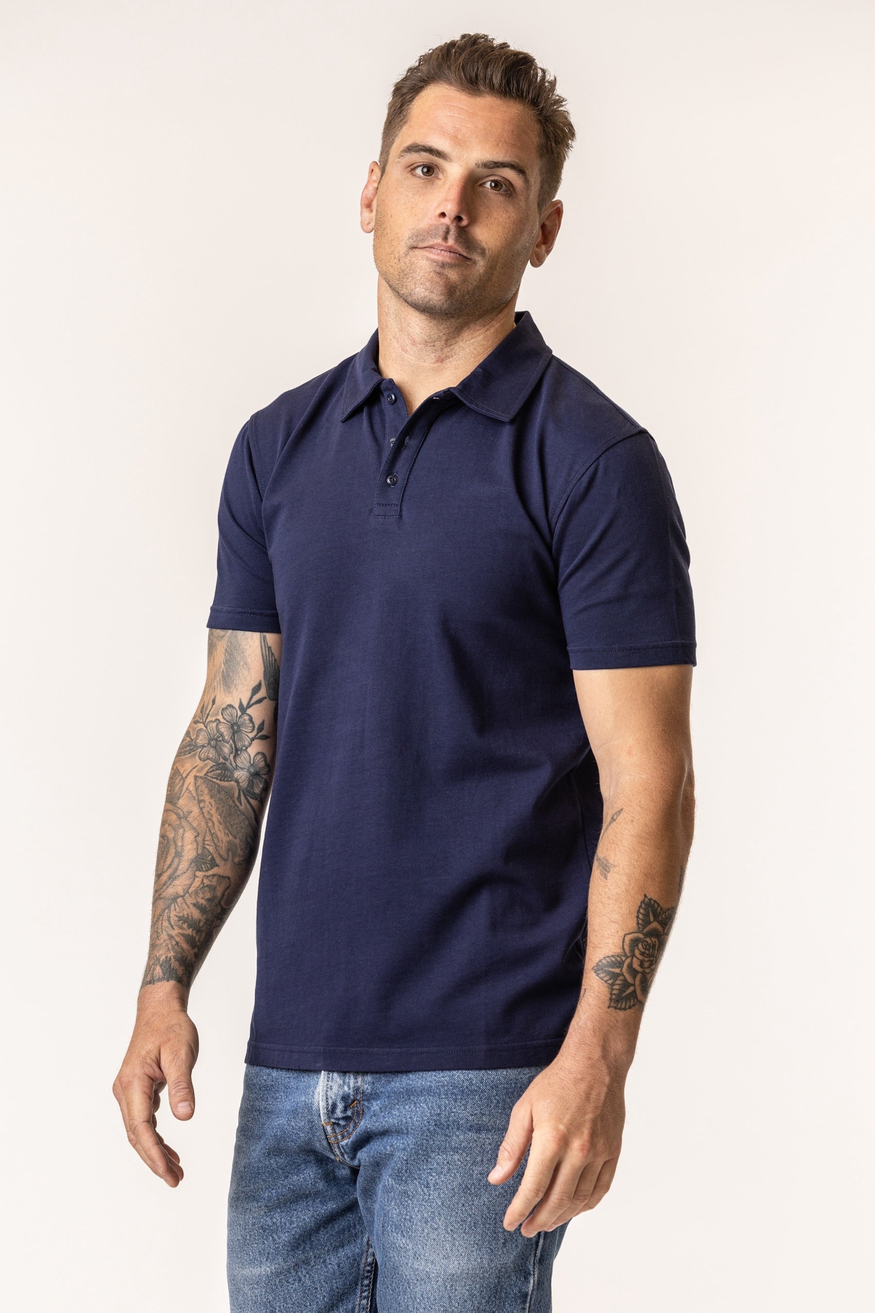 Regenerative Organic Cotton Polo for Men | Classic Fit