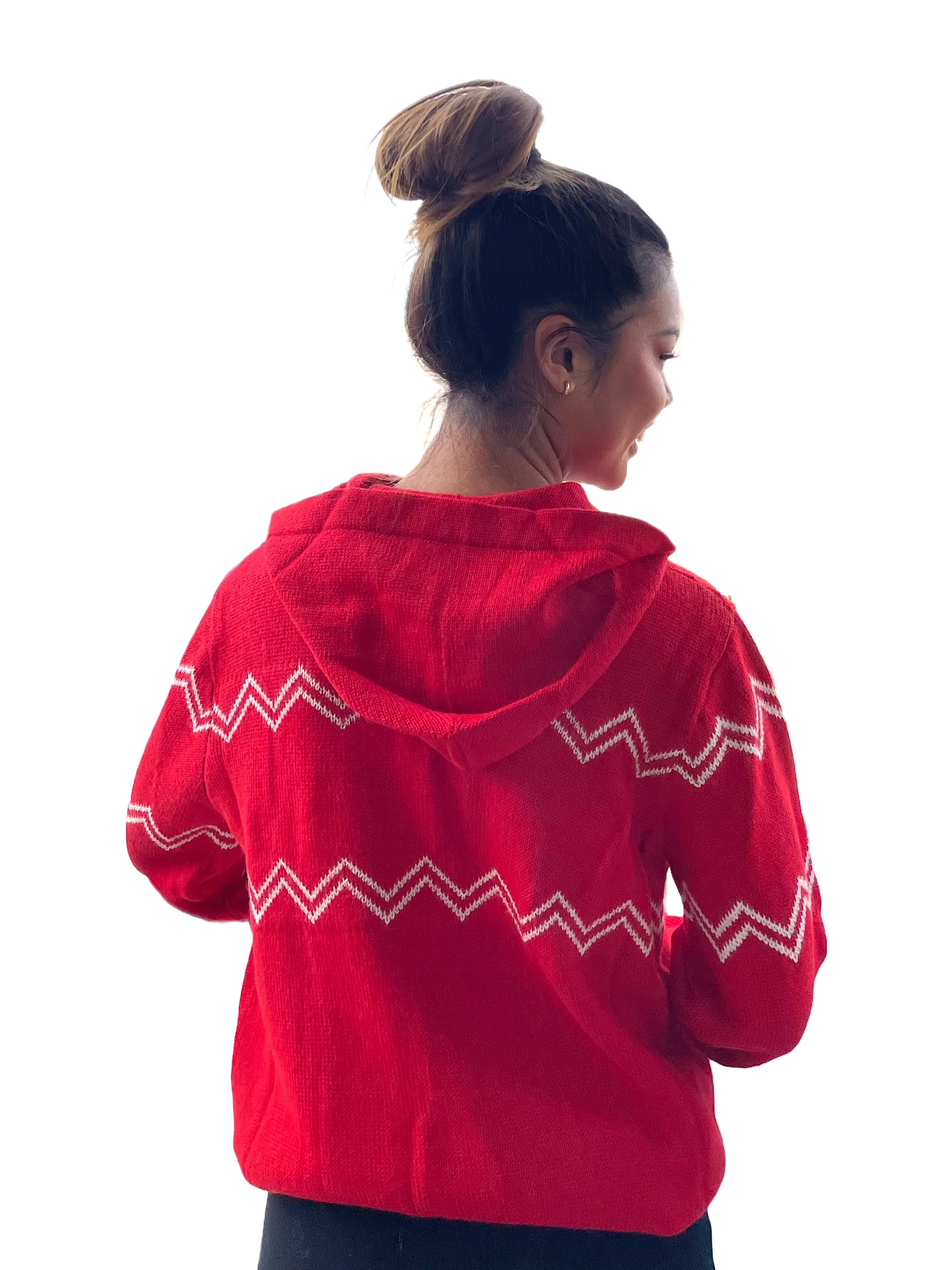 Wisconsin Alpaca Hoodie - Red