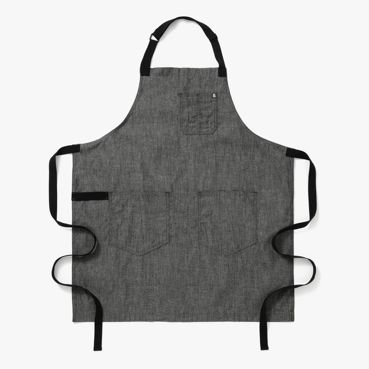 The Essential Apron - Peppercorn Grey