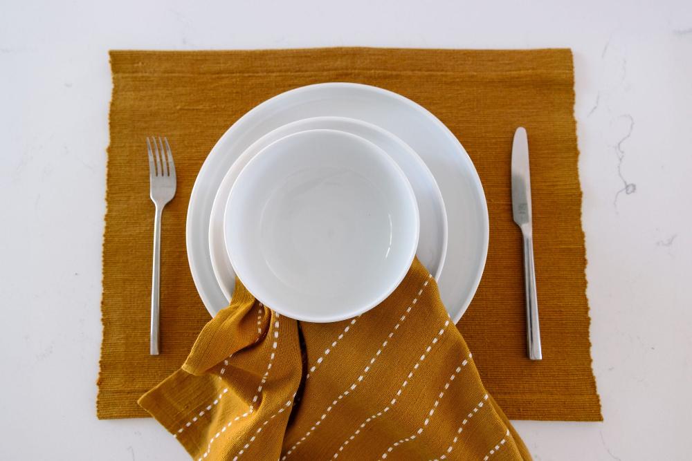 Rift Valley Handwoven Ethiopian Cotton Cocktail Napkin