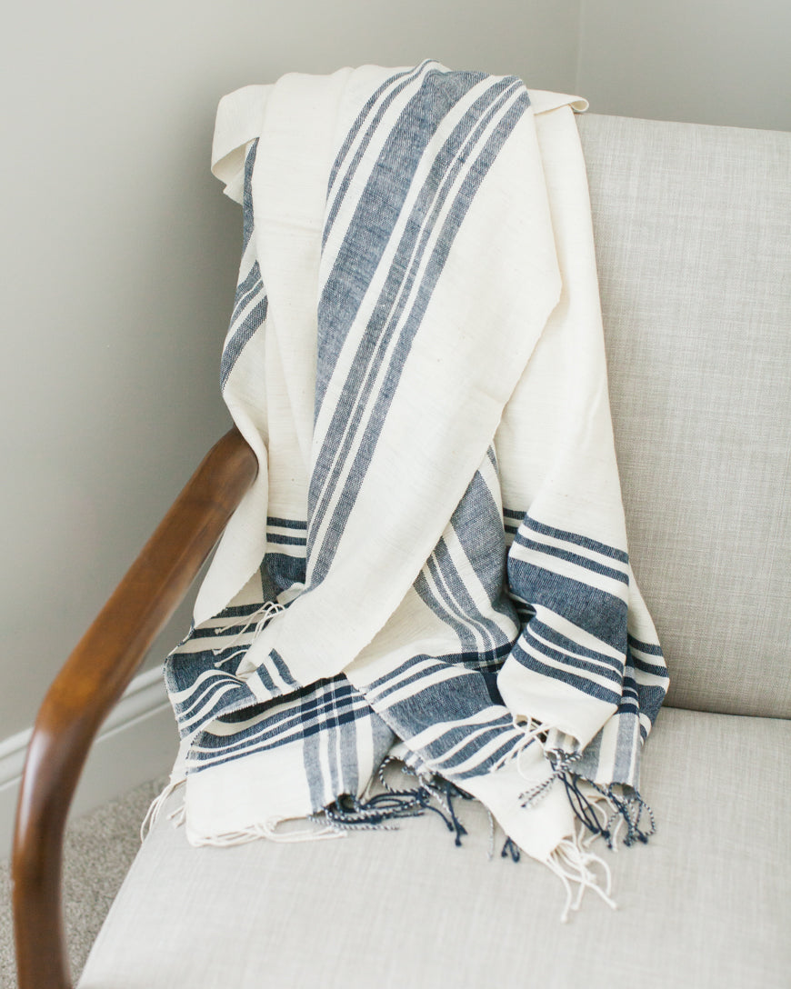 Cabin Hatch Cotton Throw Blanket