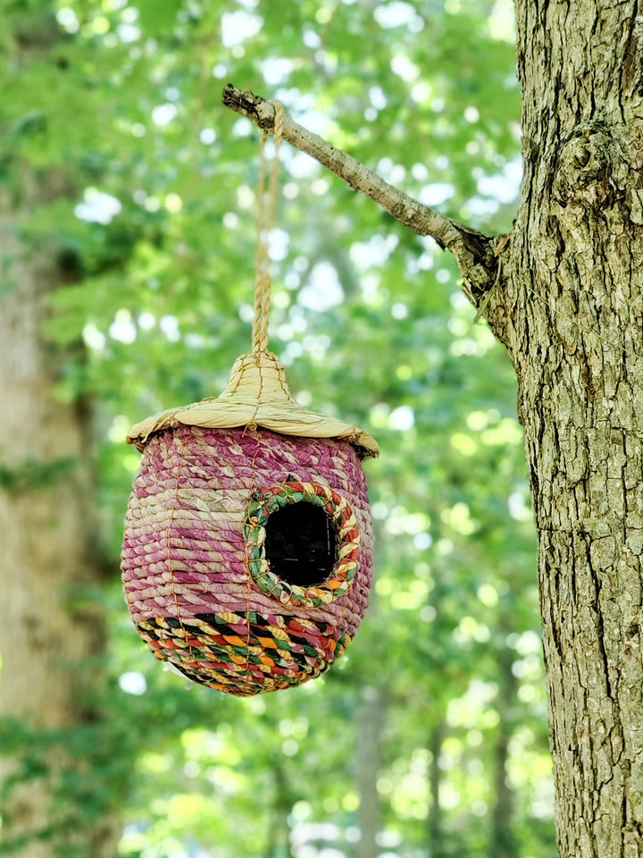 Seagrass & Sari Birdhouse - Acorn