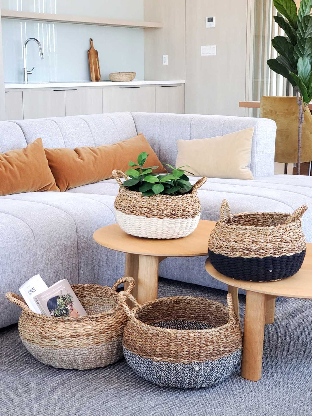 Ula Floor Basket - Natural