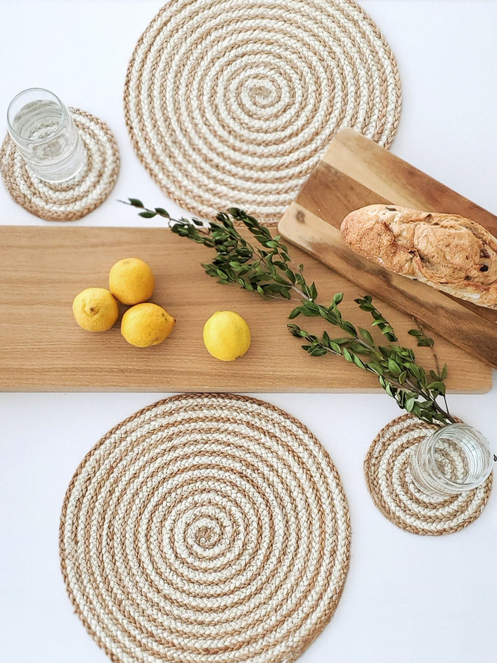 Kata Spiral Placemat - Natural (Set of 4)