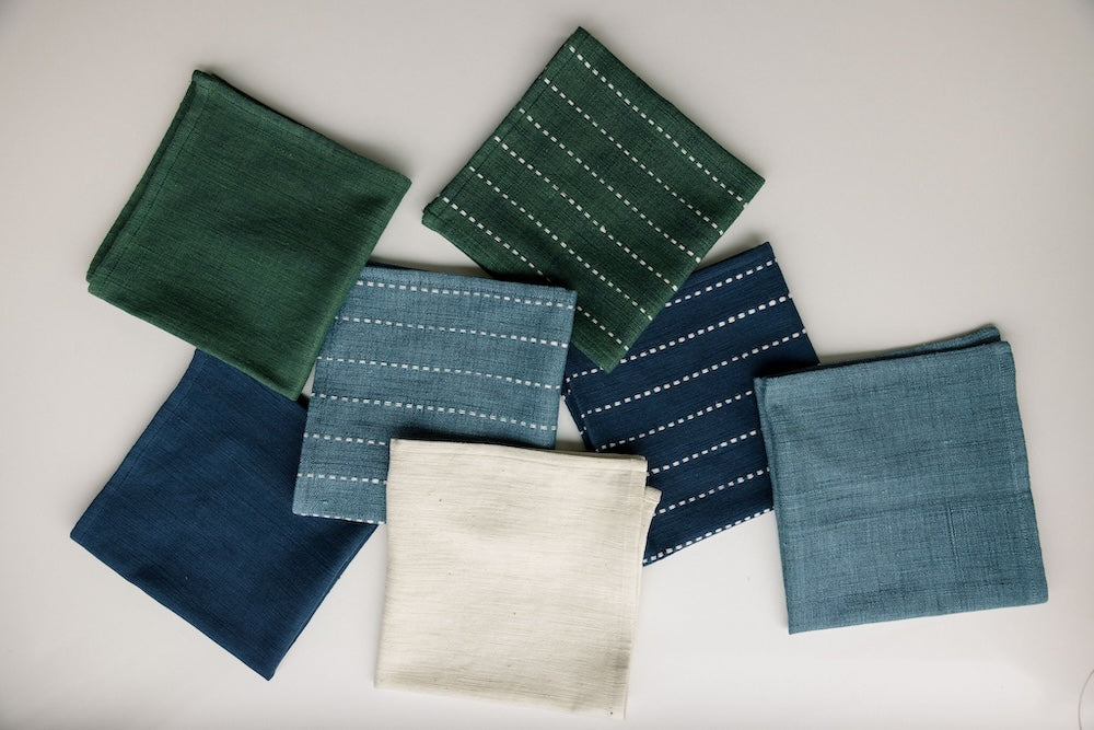 Semien Handwoven Ethiopian Cotton Cocktail Napkin