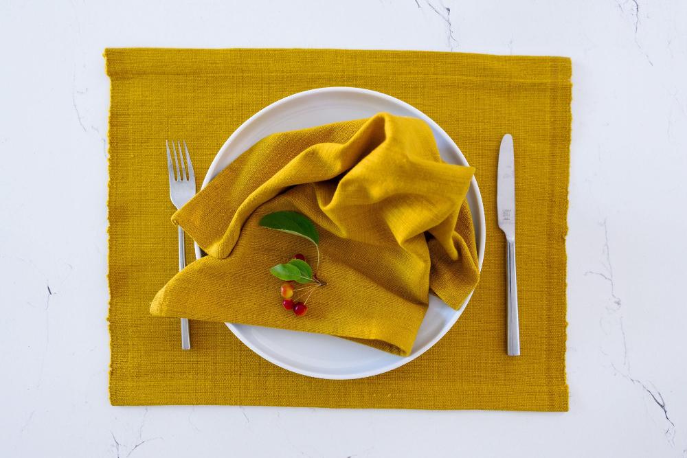 Semien Handwoven Ethiopian Cotton Cocktail Napkin