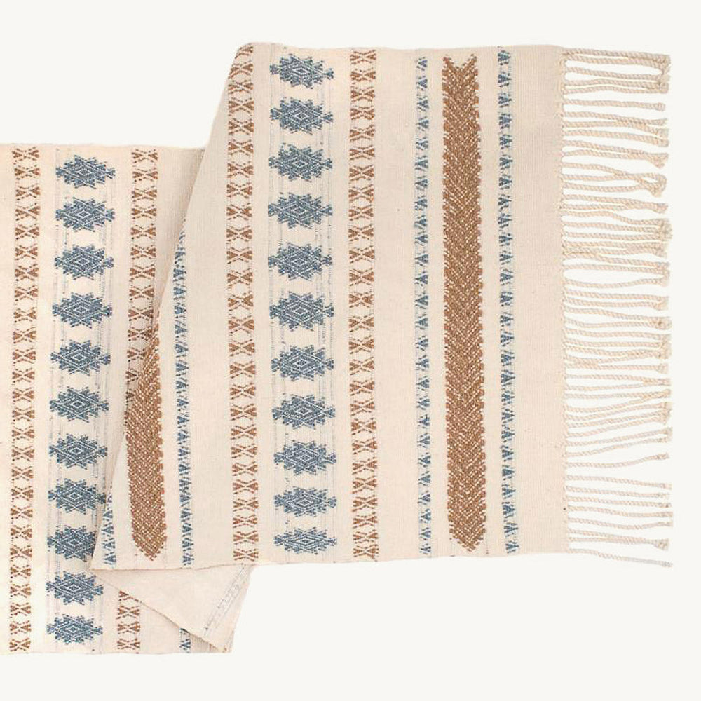 San Rafael Table Runner in Natural Cotton