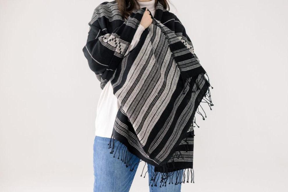 Tabor Handwoven Ethiopian Cotton Shawl