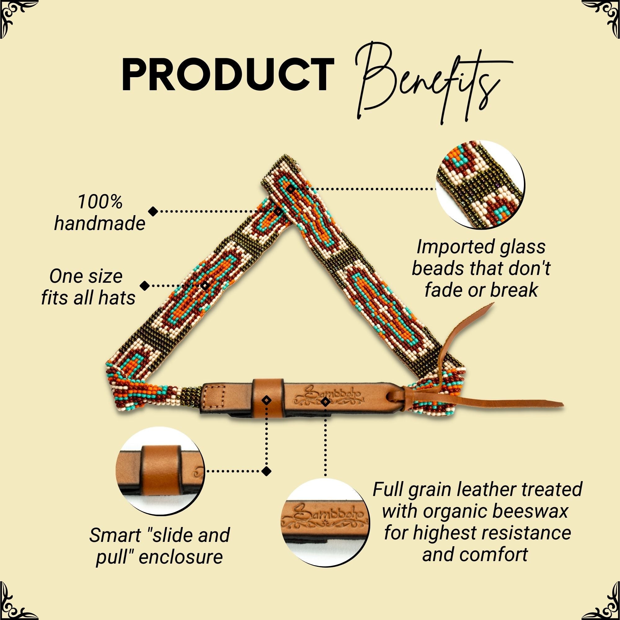 Boho Chic Sambboho Hatband