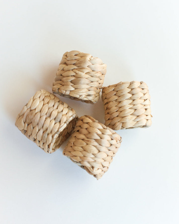 Water Hyacinth Napkin Ring Set