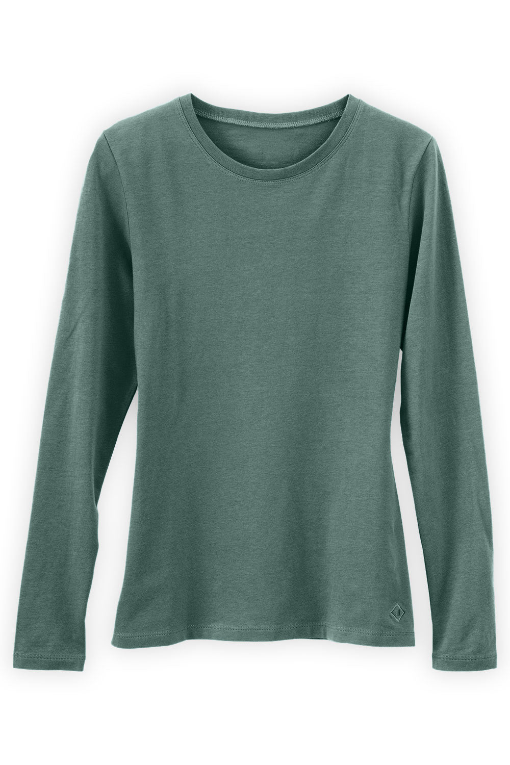 Women's Organic Long Sleeve Crew Neck T-shirt