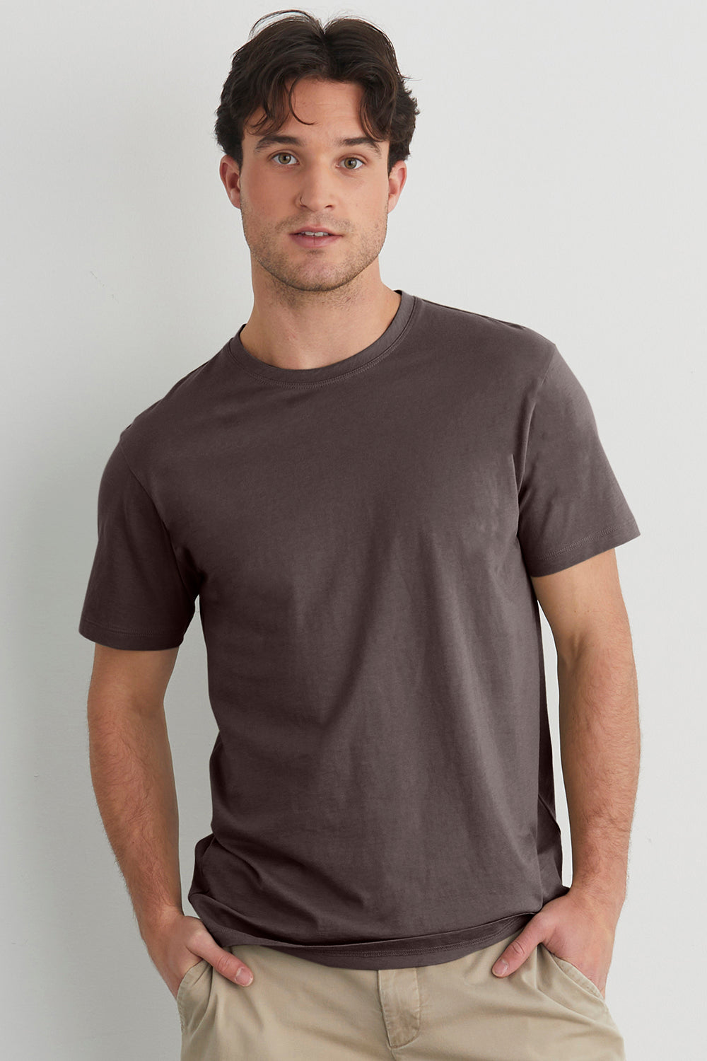 Men's 100% Organic Cotton Crew Neck T-Shirt