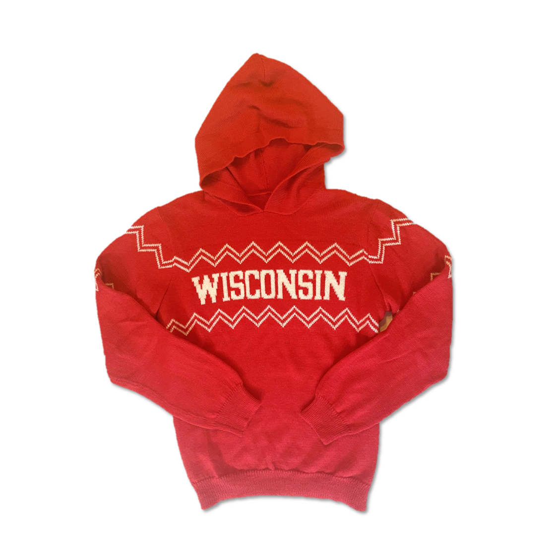 Wisconsin Alpaca Hoodie - Red
