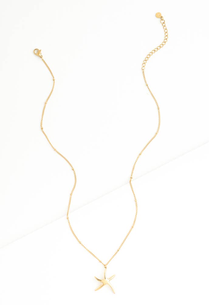 Starfish Hope Necklace in Gold