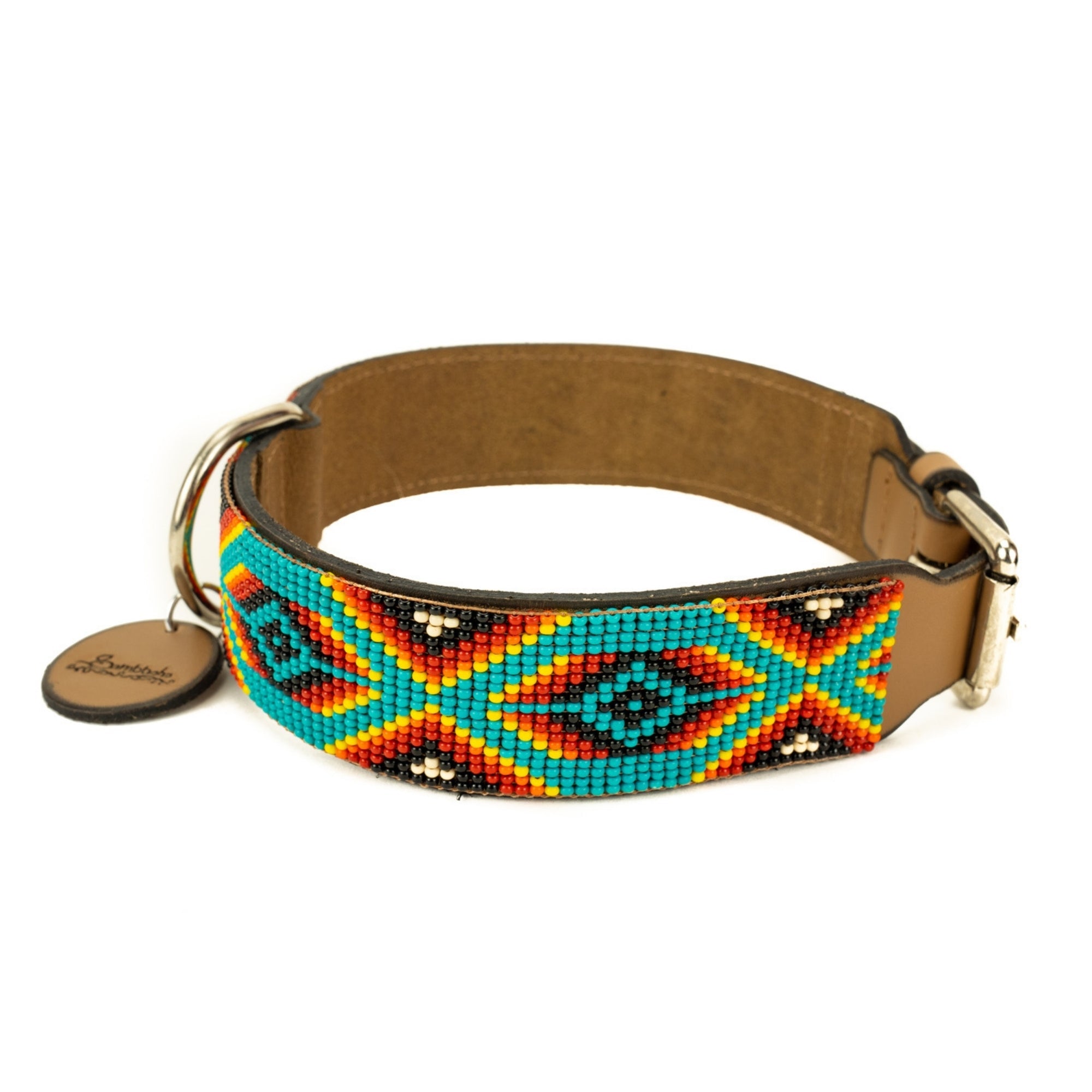Bahamas Sambboho dog collar (with center D-ring)