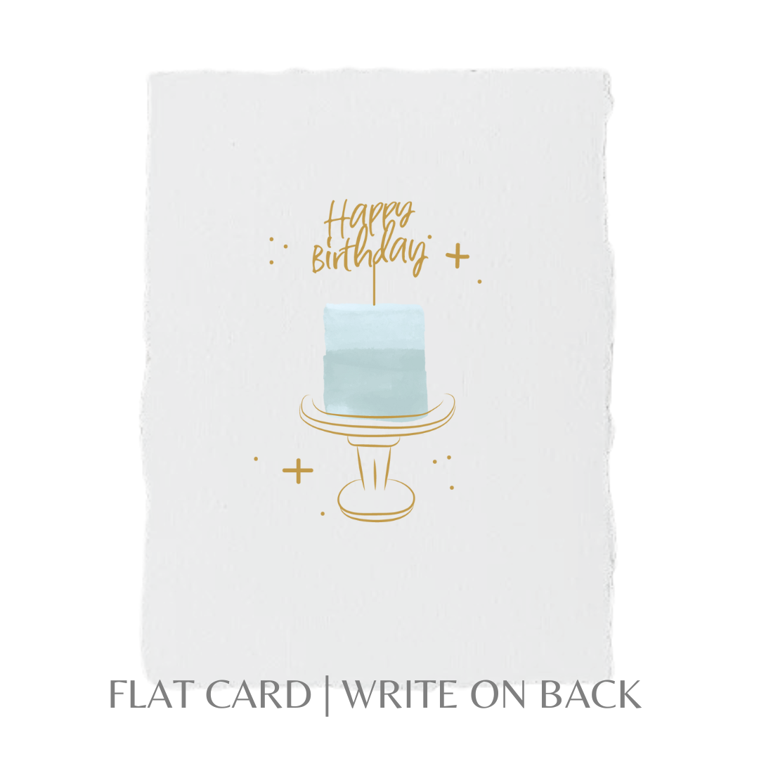 Folded Card | Happy Birthday Cake Topper