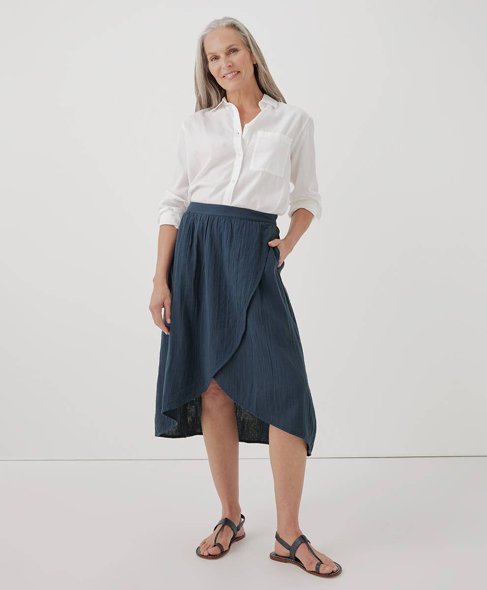 Coastal Wrap Skirt