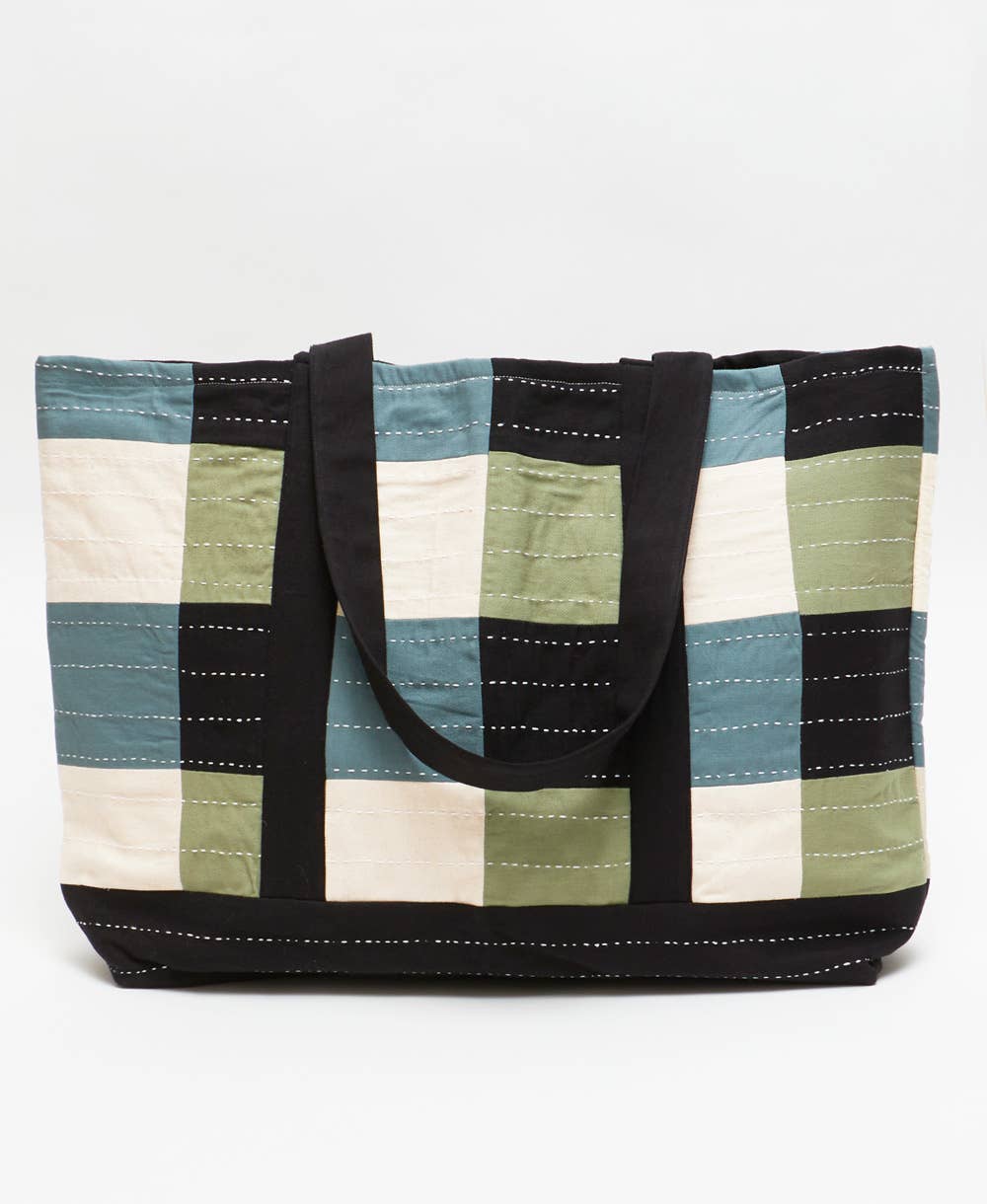 Checkered Tote Bag