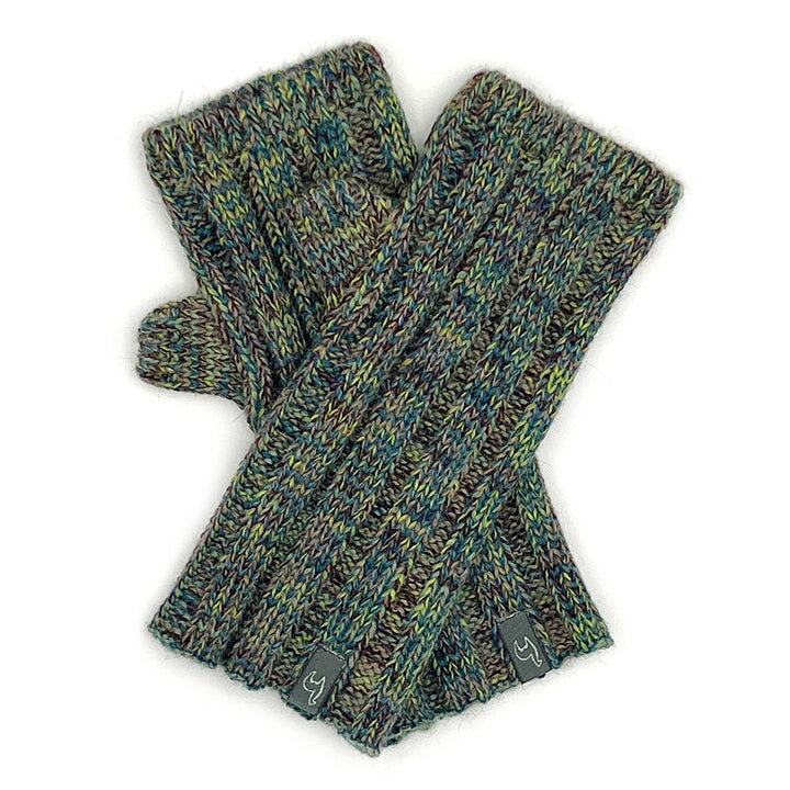 Alpaca Gloves - Accordion - Moss