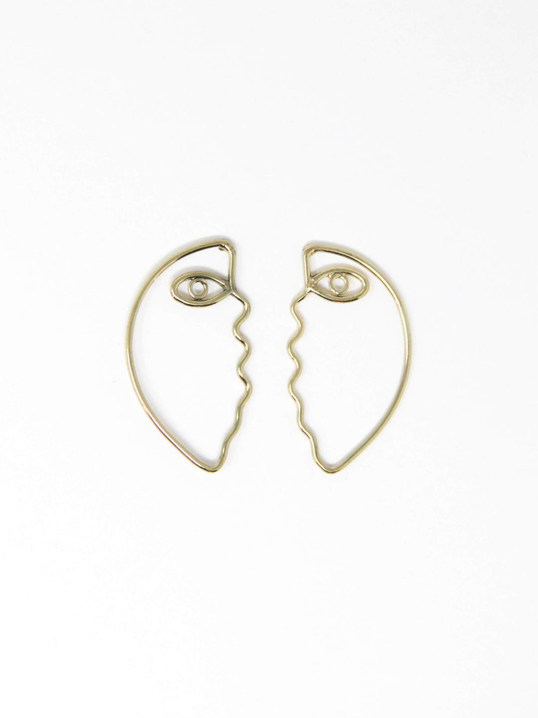Abstract Face Earrings - Ethical Trade Co