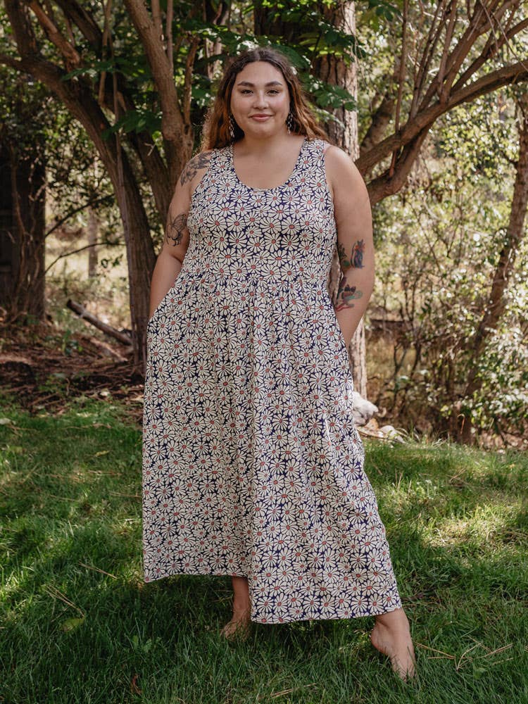 Cheri Plus Size Maxi Dress Matisse Navy