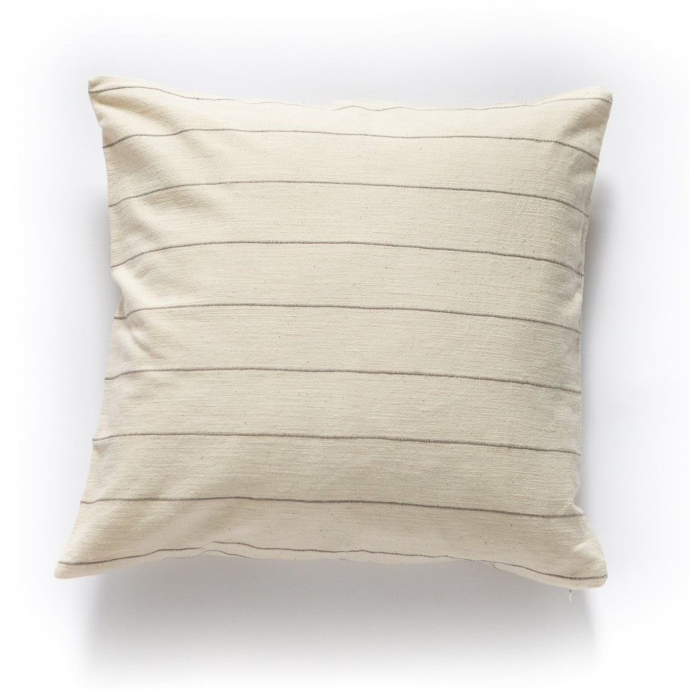 Adama Handwoven Ethiopian Cotton Throw Pillow