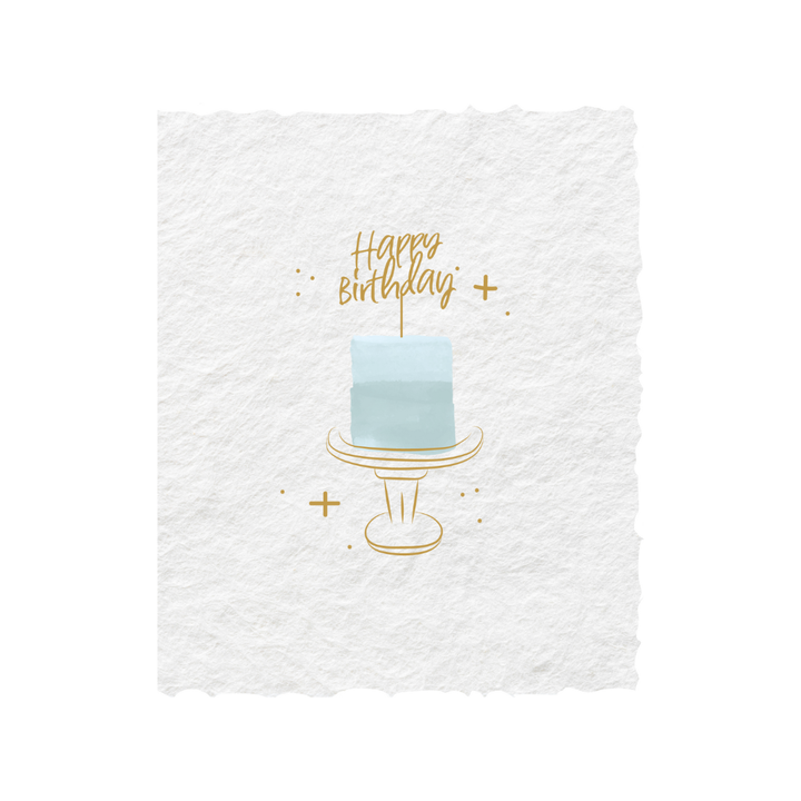 Folded Card | Happy Birthday Cake Topper