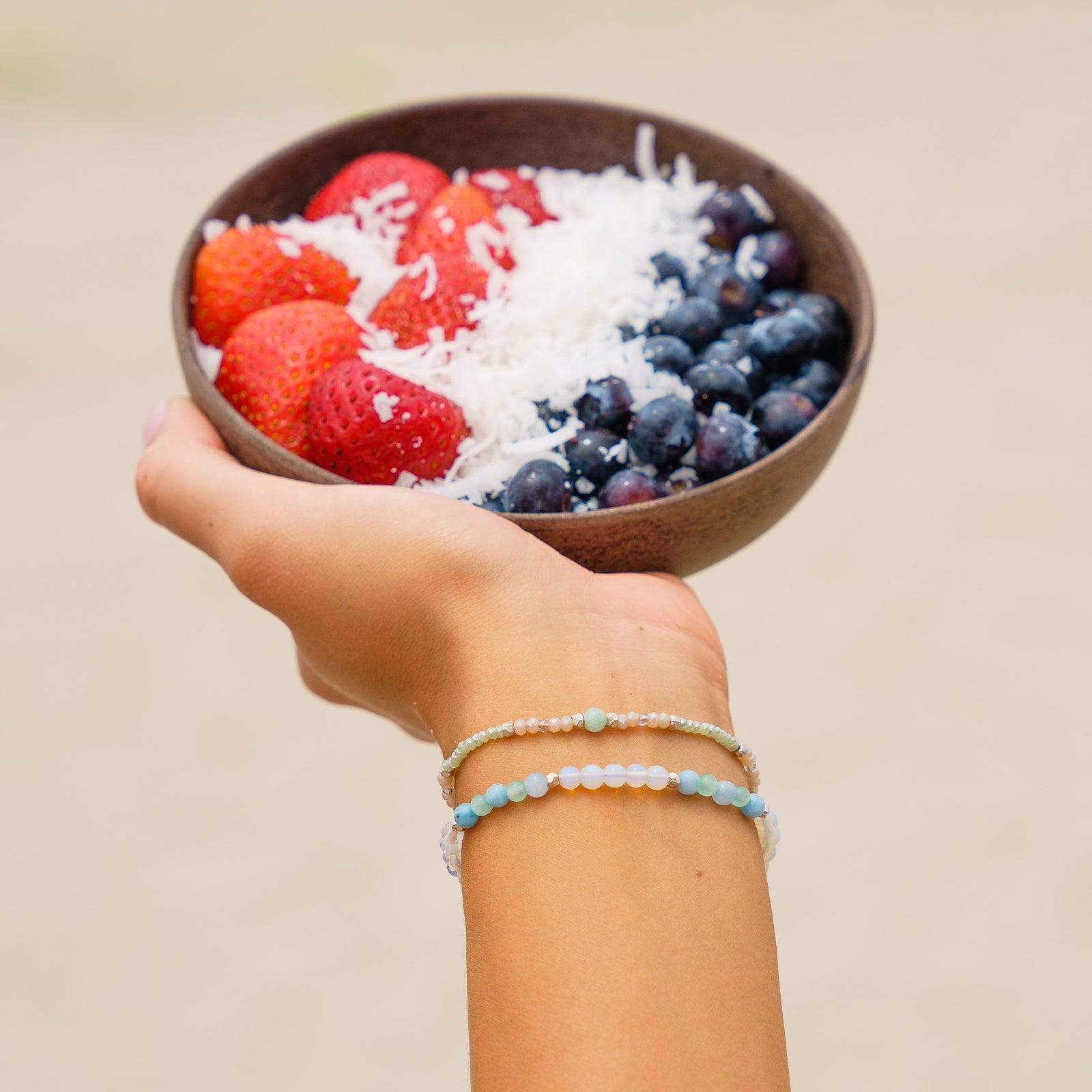 "Quiet the Mind and the Soul will Speak" Goddess Bracelet