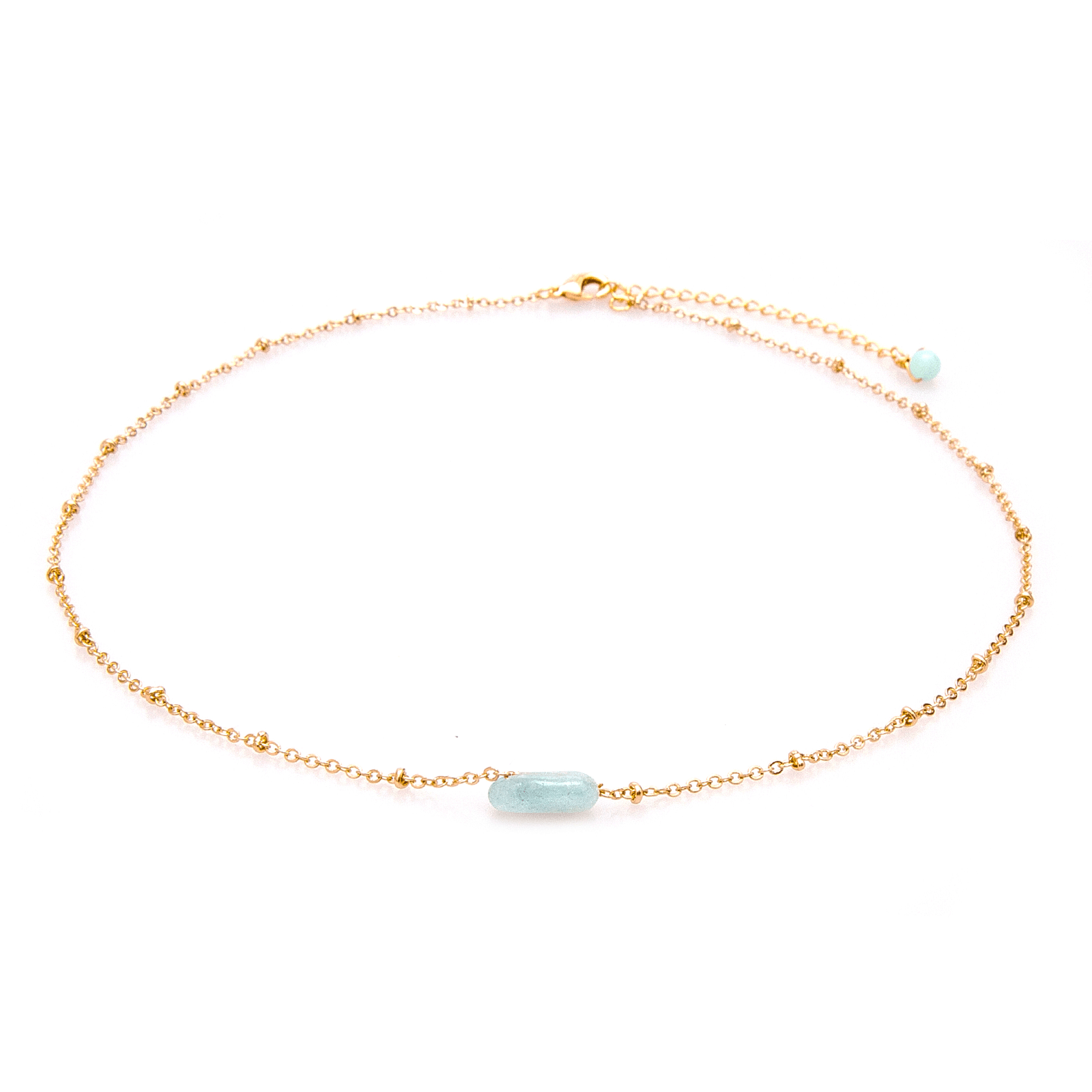 Divine Healer + Aquamarine Necklace Stack