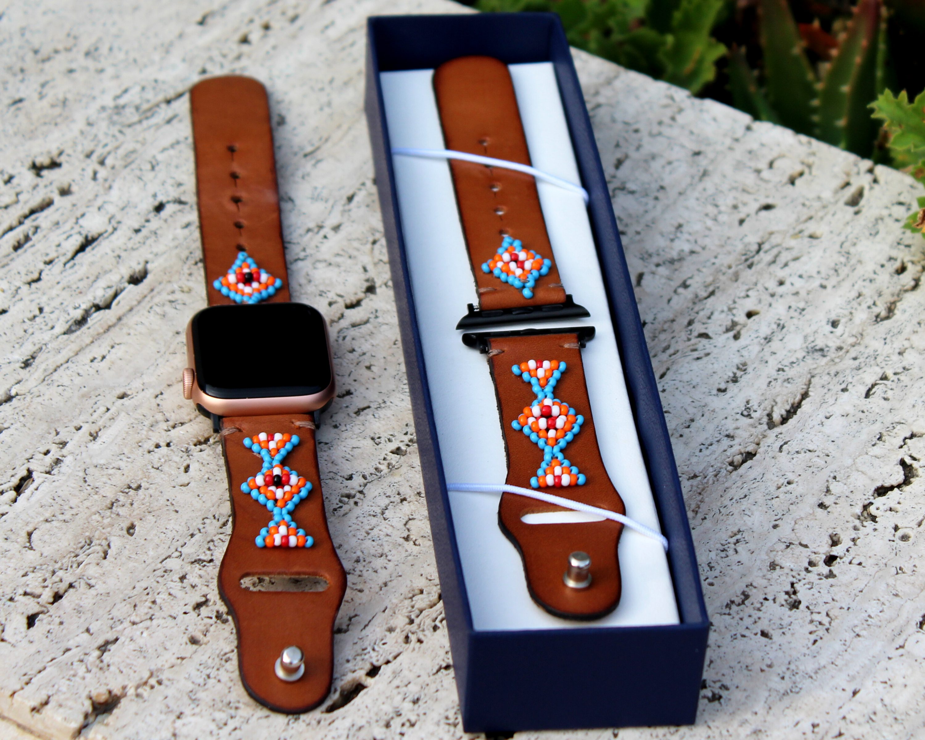 Blue Vogue Apple Watch Band